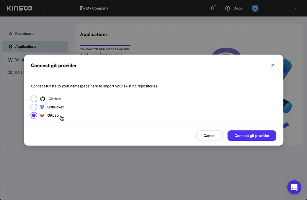 Git Static Hosting Hosting Connect